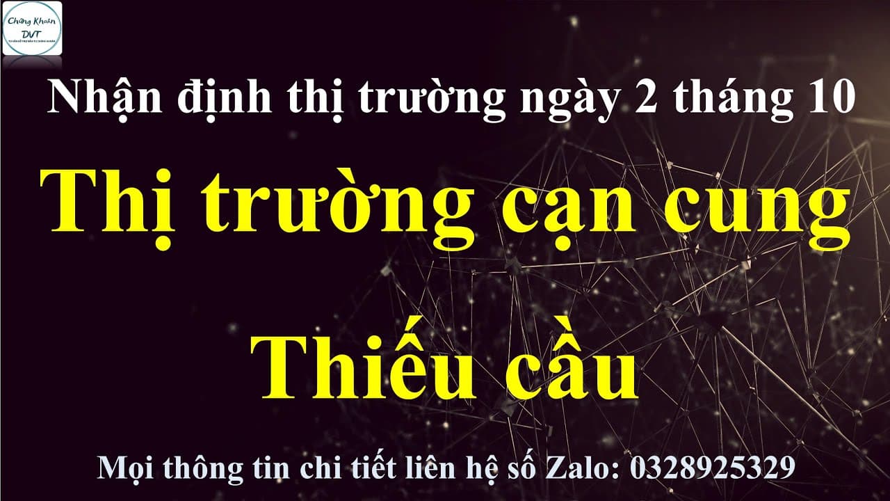 Chứng khoán hôm nay| Nhận định thị trường ngày 2 tháng 10| Chứng khoán| Thị trường chứng khoán